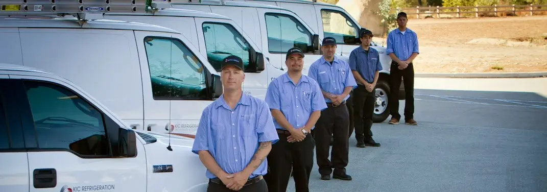KIC Refrigeration crew ready for Mini Split Repair jobs across East San Gabriel